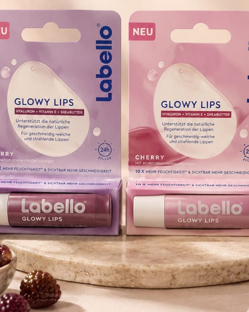 Labello Glowy Lips Berry & Cherry