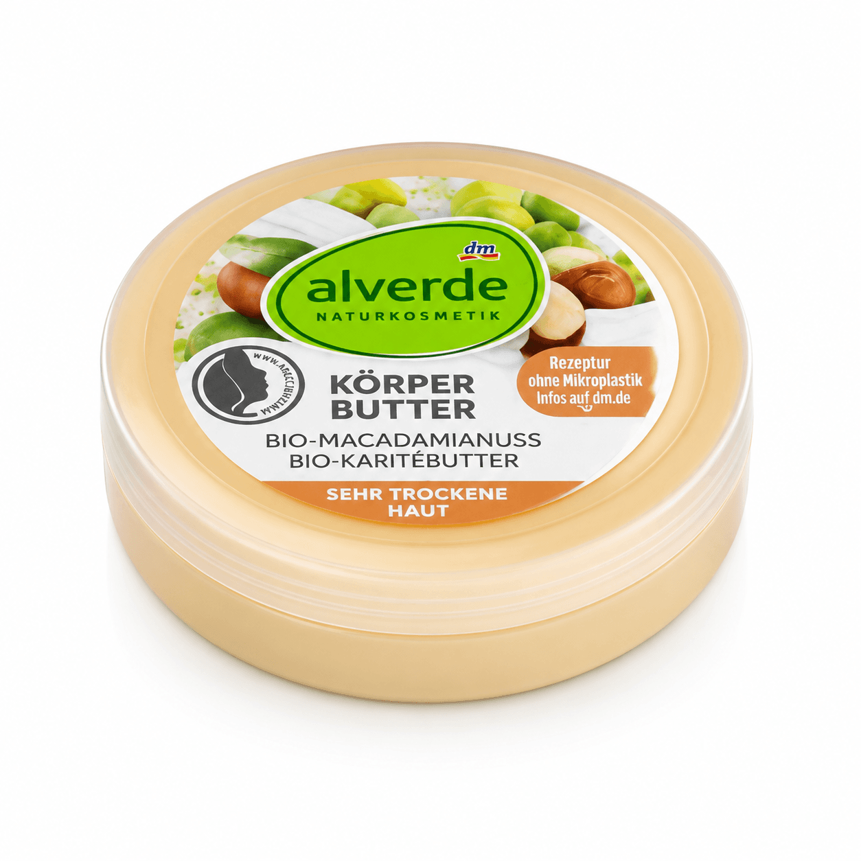 alverde Natural Cosmetics Macadamia Body Butter – 200 ml