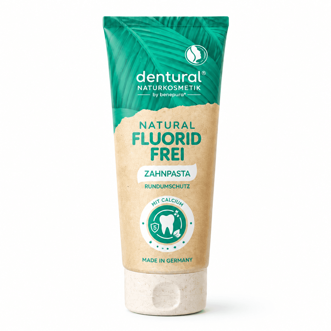 dentural Natural Fluoride-Free Toothpaste with Calcium – 75 ml